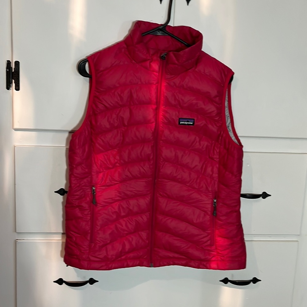 Pink Patagonia Down Vest